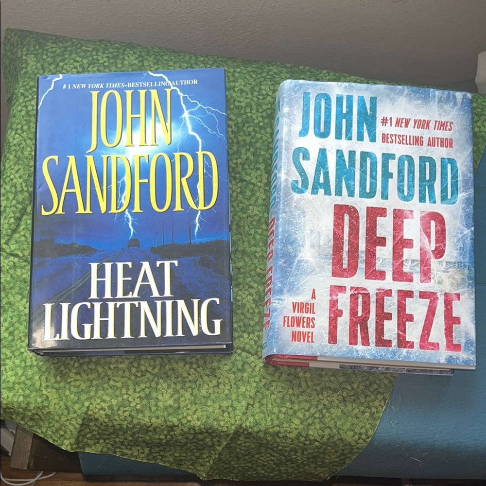 John Sandford Book Set - Heat Lightning & Deep Freeze ft. Virgil Flowers‎